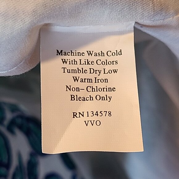 Vineyard Vines Dress Seashell Sand Dollar Shealth Womens 2 White Blue Sleeveless - Picture 8 of 9